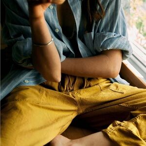 Imogene + Willie Ventura Chore Pant in Chartreuse.